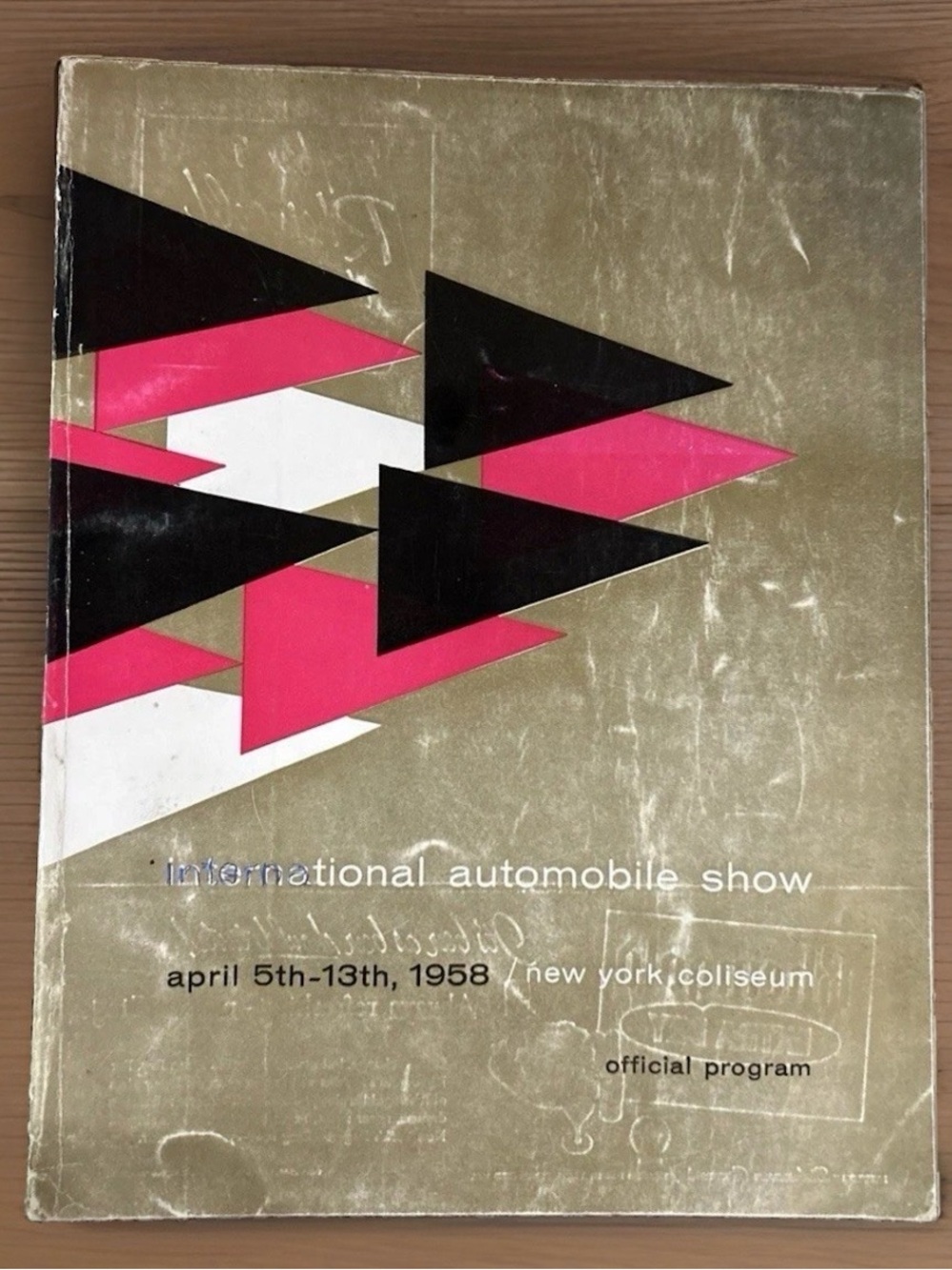 April 5th-13th, 1958 International Automobile Show Official Program NY Coliseum
